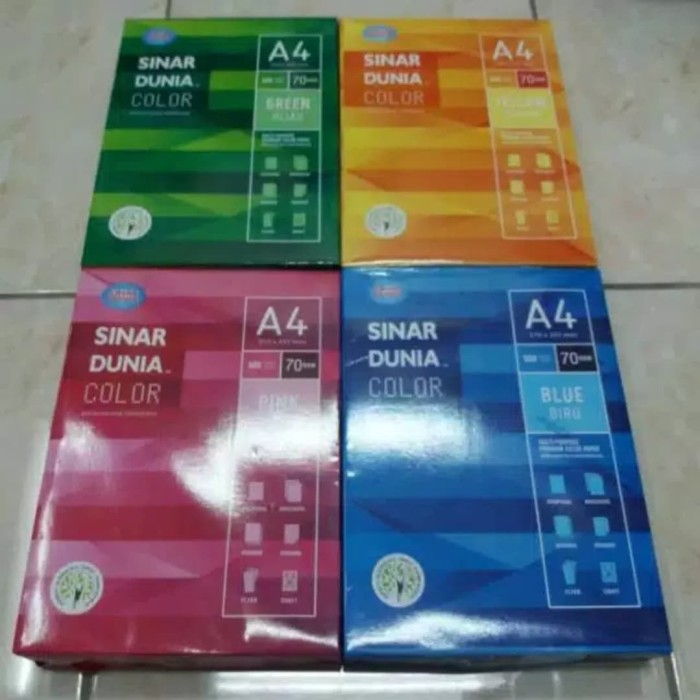 KERTAS HVS WARNA A4