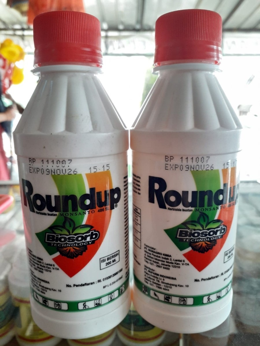 Herbisida Roundup 486 SL Kemasan Baru 1 Liter Pembasmi Rumput Liar