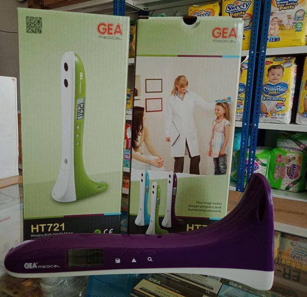 Stature Meter Digital GEA Pengukur Tinggi Badan Digital HT721 Wireless