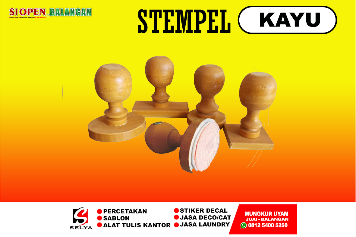 STEMPEL KAYU MANUAL