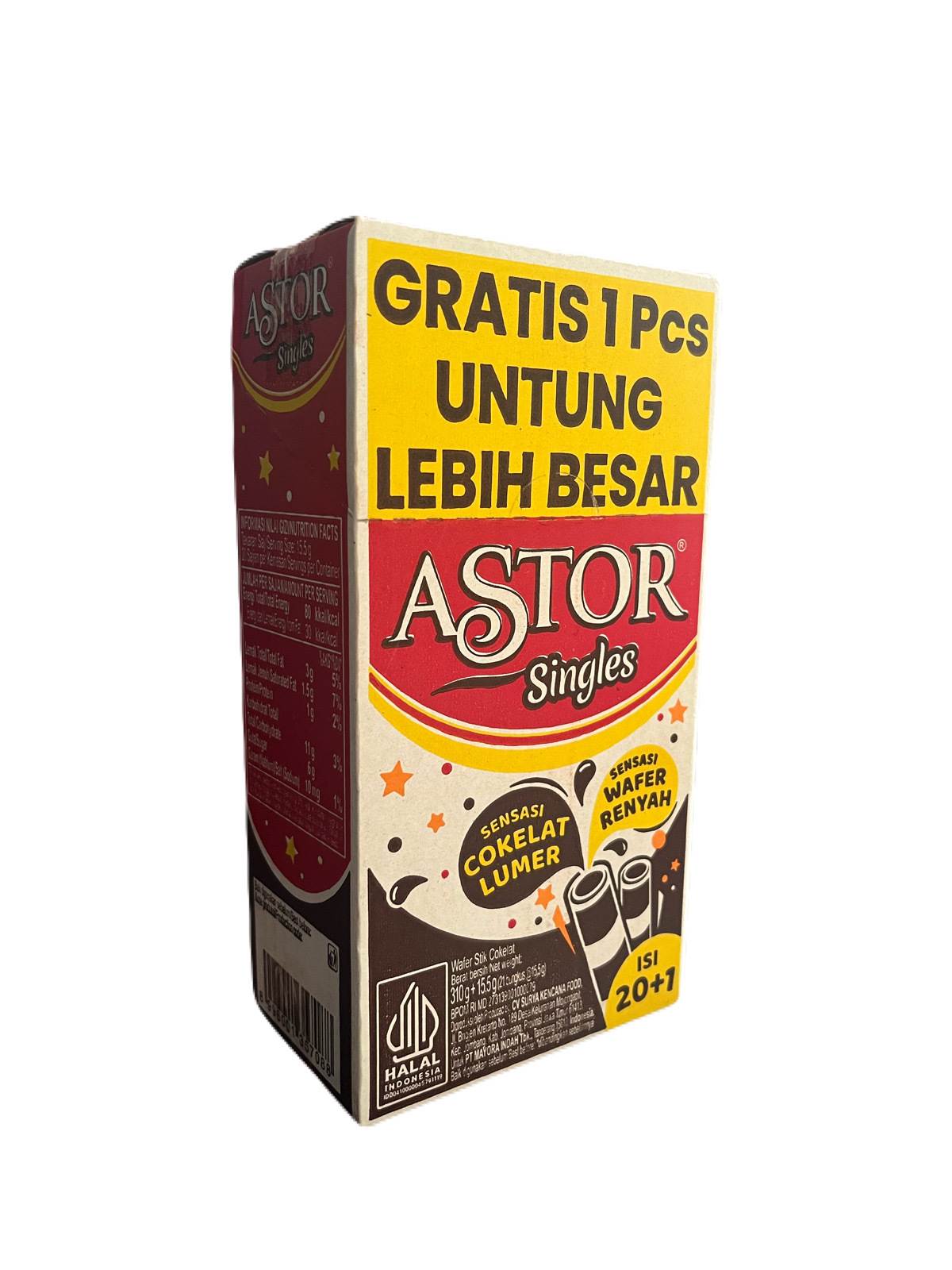 ASTOR SINGLES WAFER STIK COKELAT