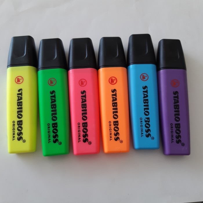 penanda tulisan (stabilo warna)