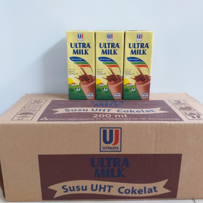 ULTRAMILK || SUSU ULTRA COKLAT 200ML