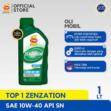 OLI TOP 1 ZENZATION SAE 10W-40 | 1 L - Oli Mobil