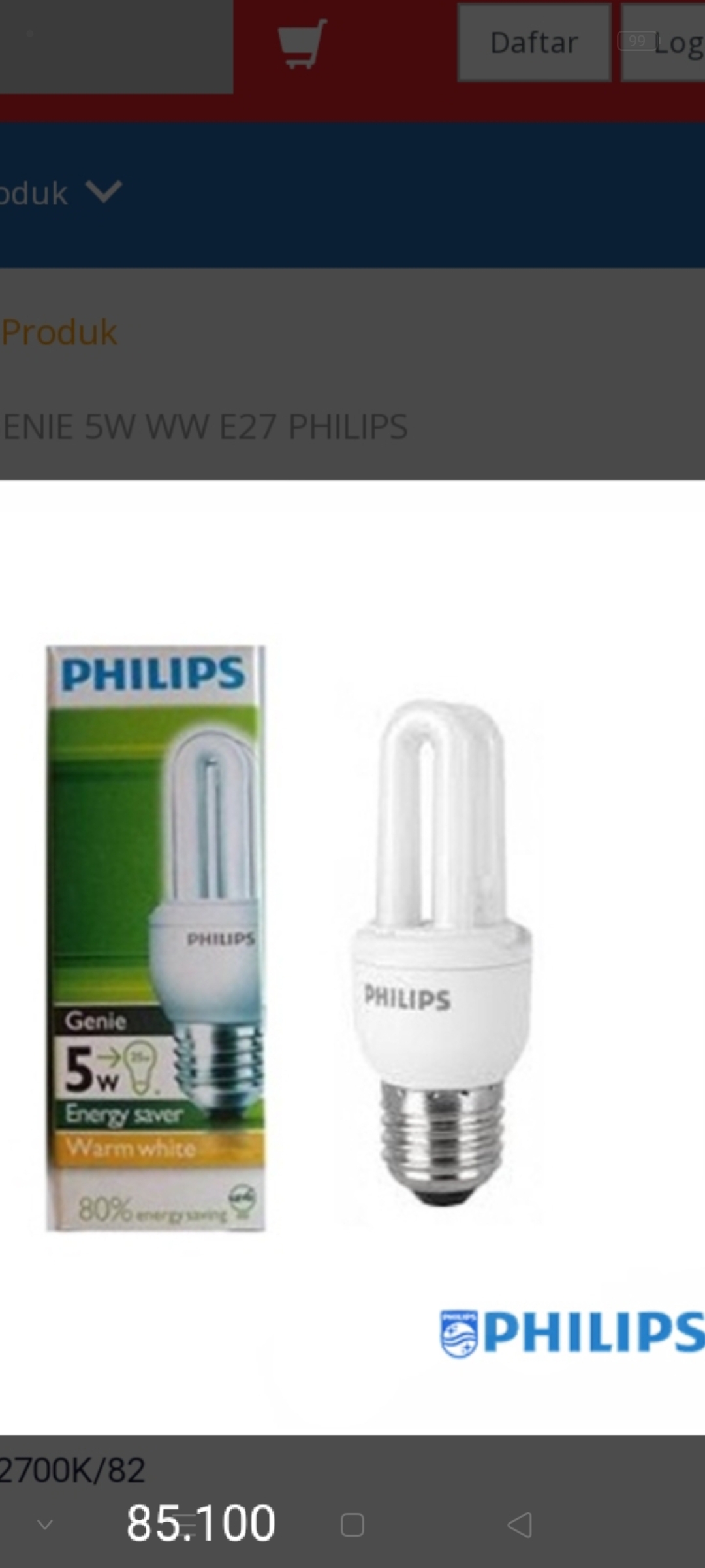 Lampu Philips 