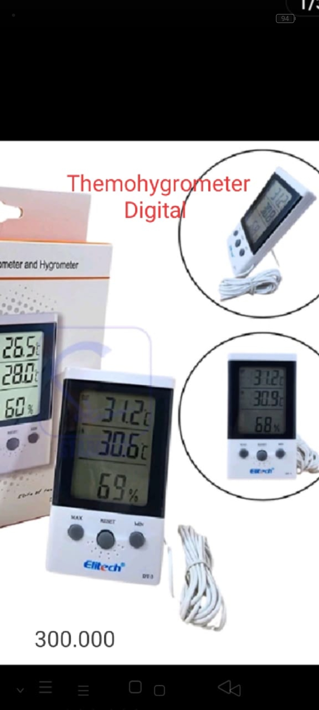 Termometer digital