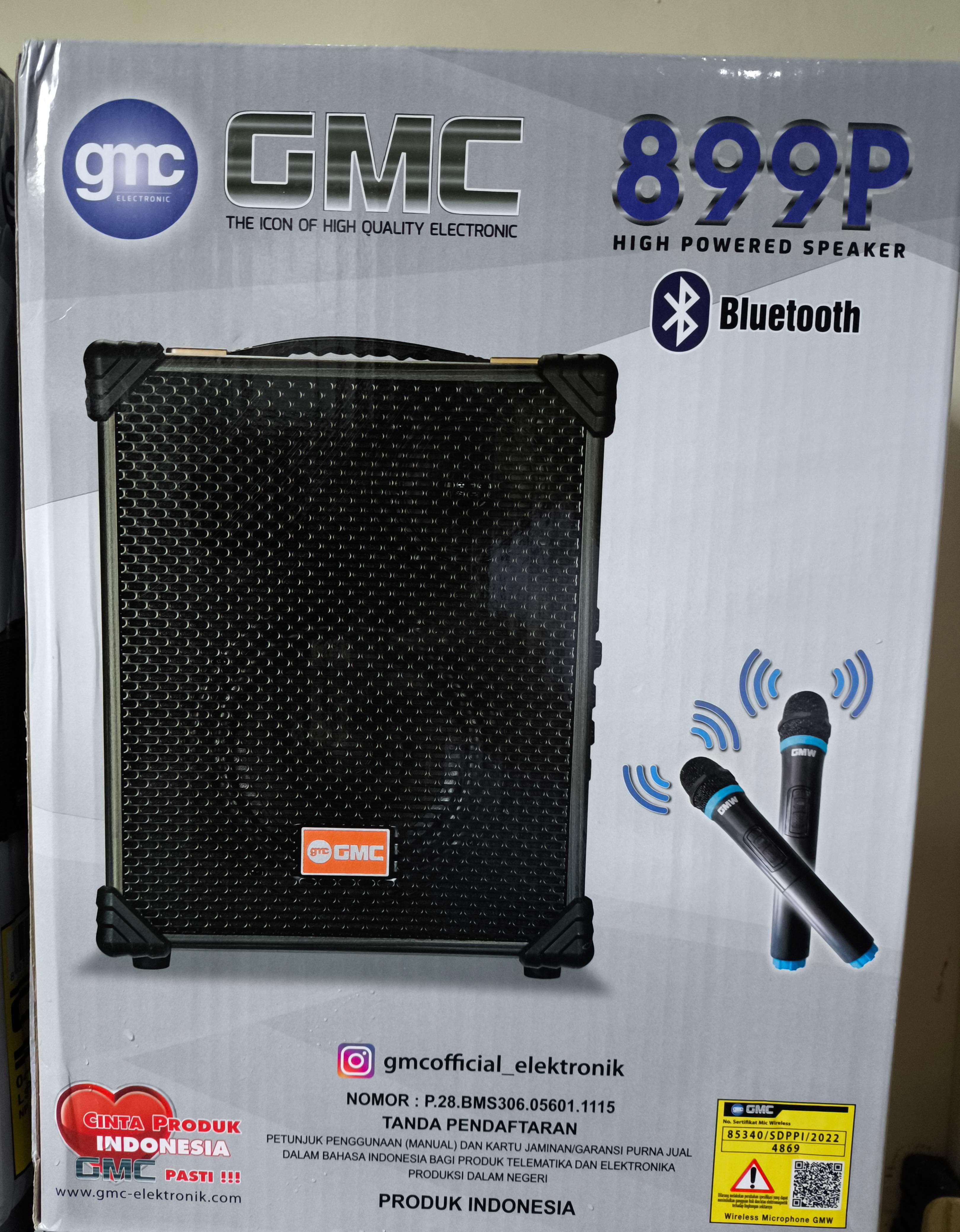 Speaker Aktif Portabel 2 Mic Wireless