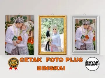 cetak foto + Bingkai