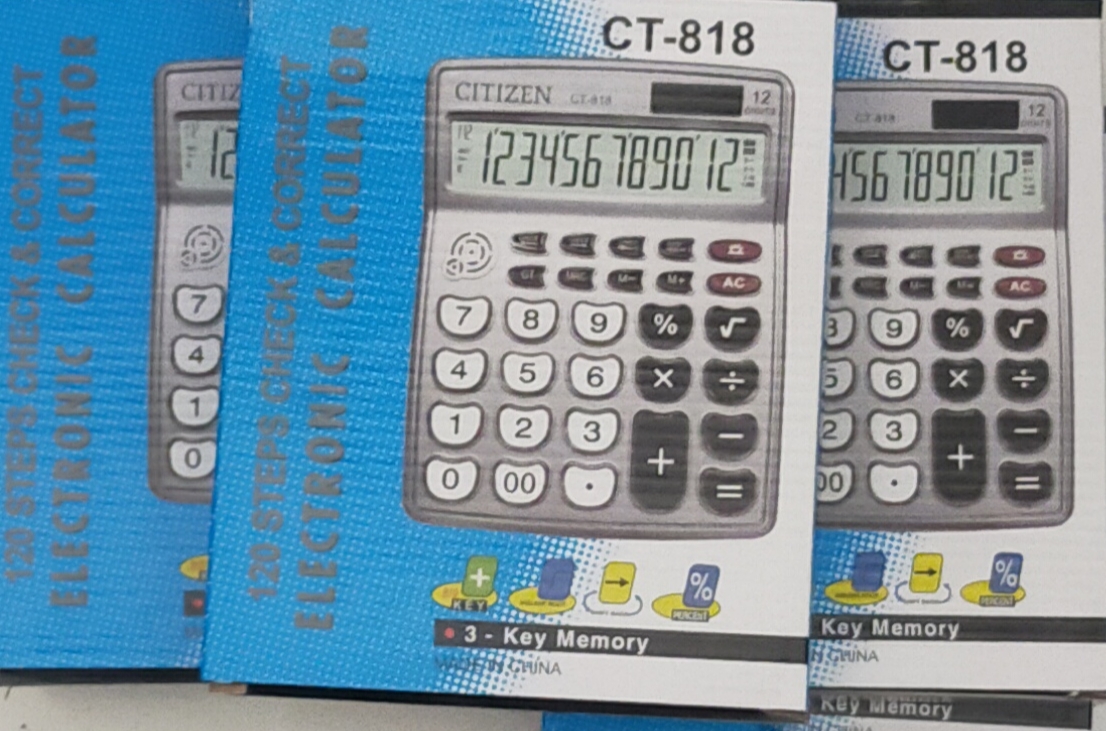 Calculator citizen 818