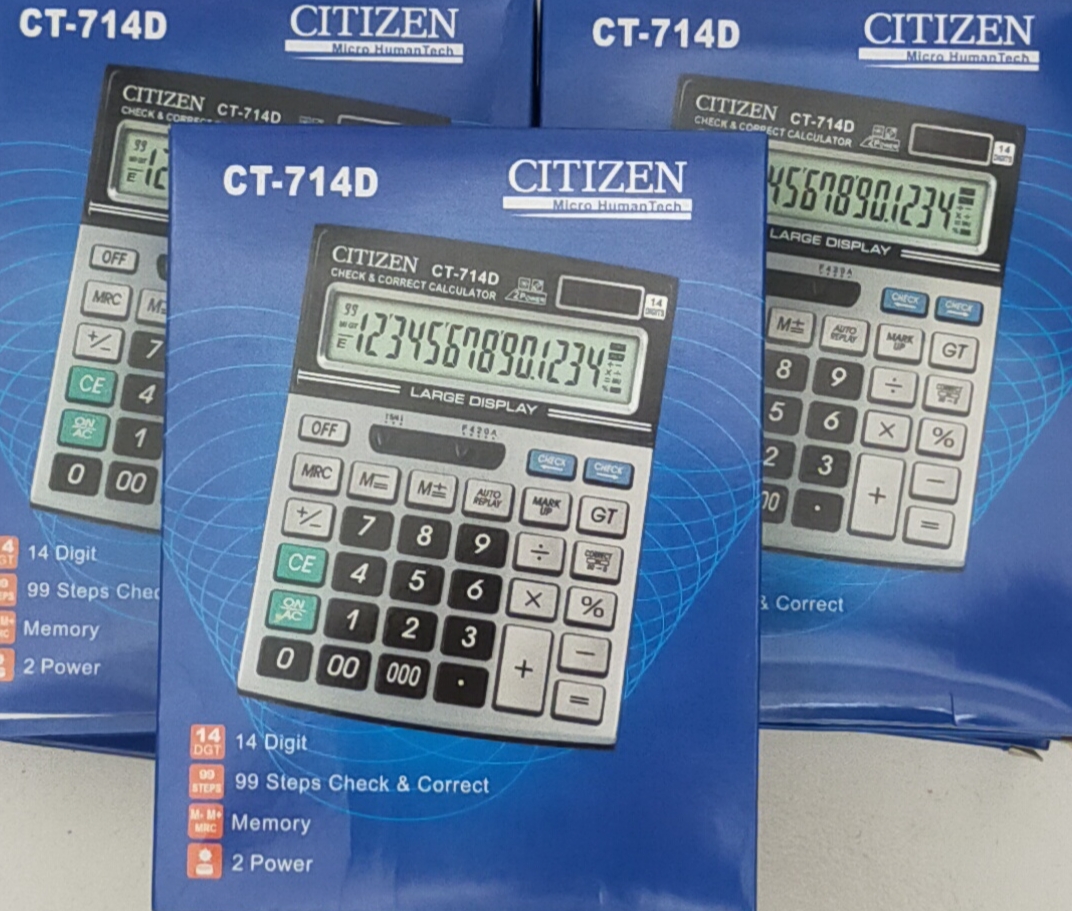 Calculator citizen 714