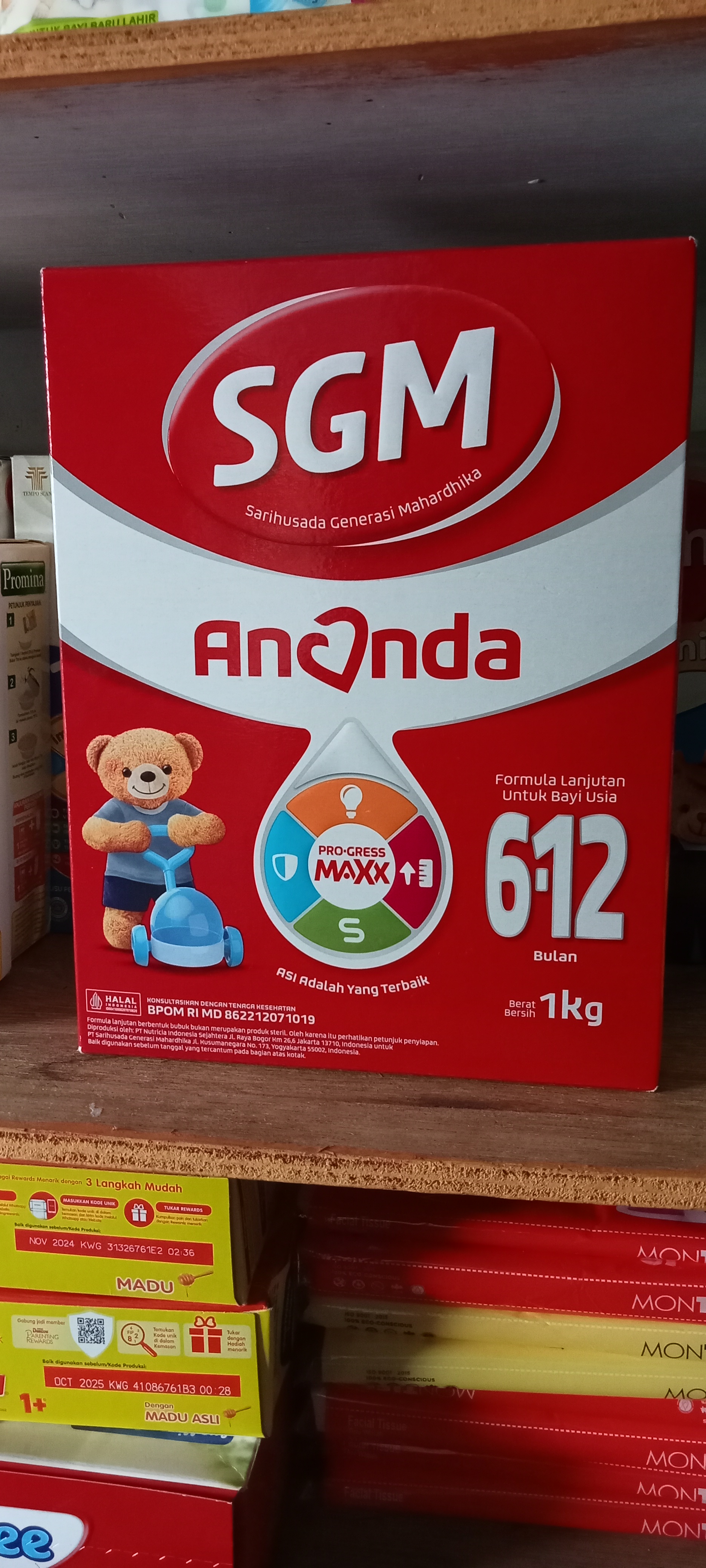 Susu SGM Ananda 6-12