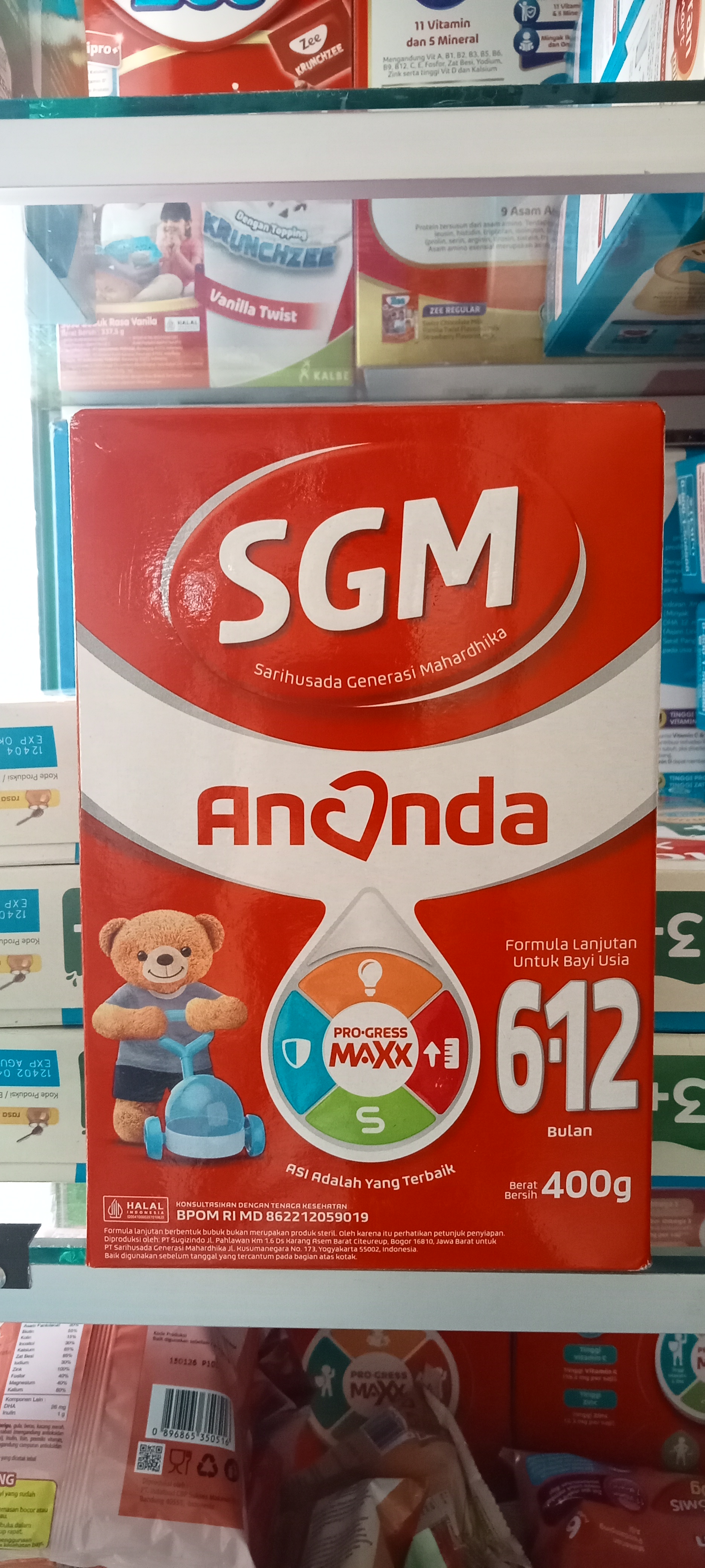 Susu SGM Ananda 6-12 bulan 