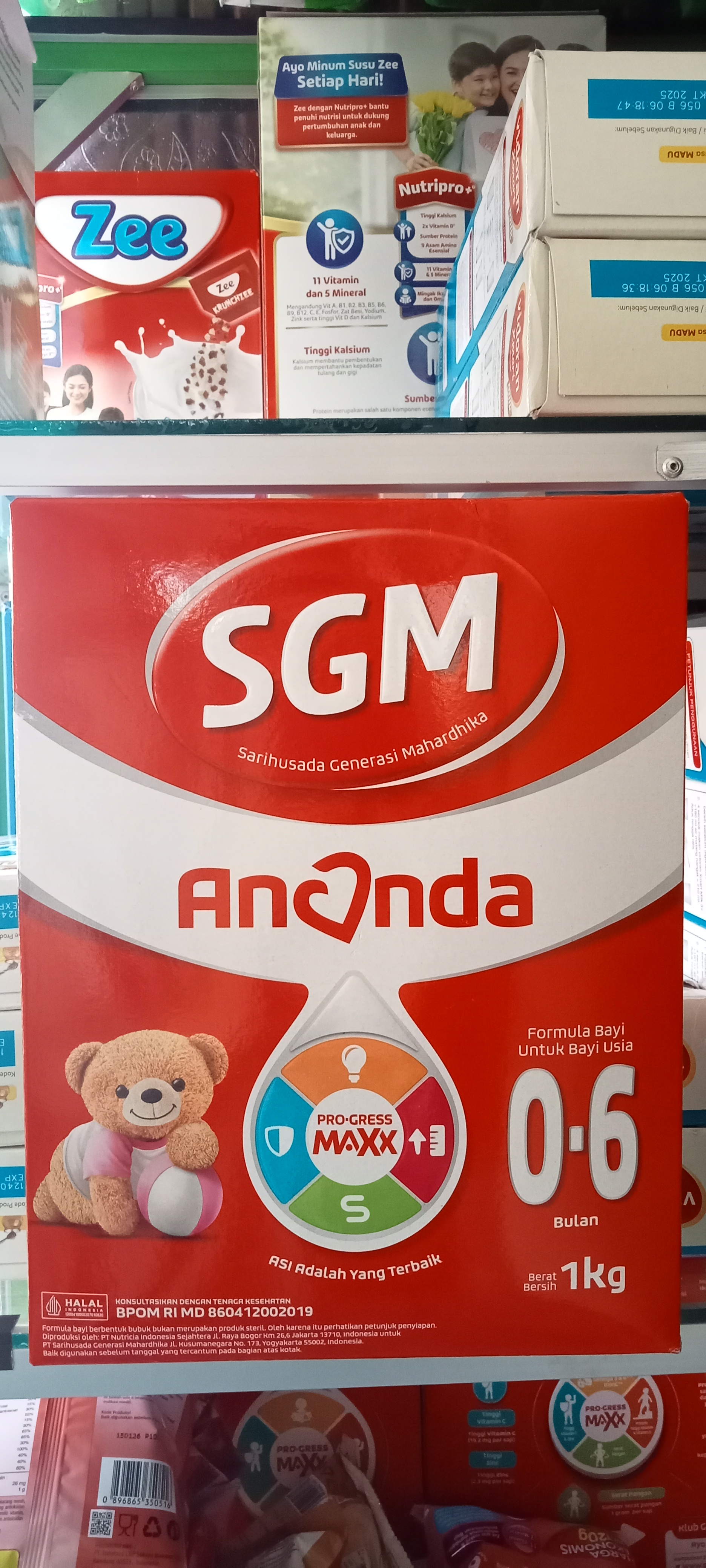 Susu SGM Ananda 0-6 bulan