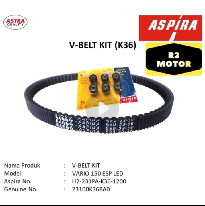 Vbelt kit