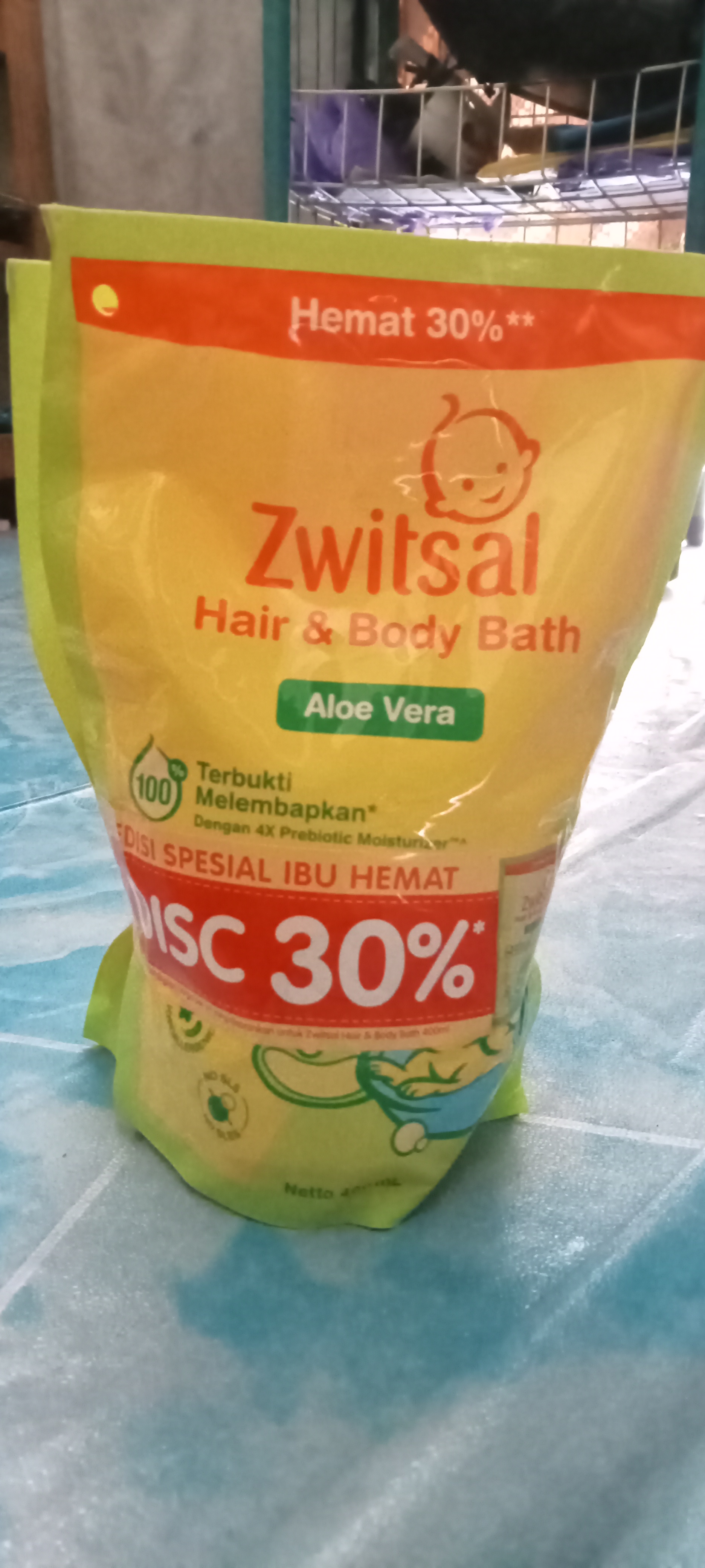 Sabun Zwitsal Hair&Body Bath