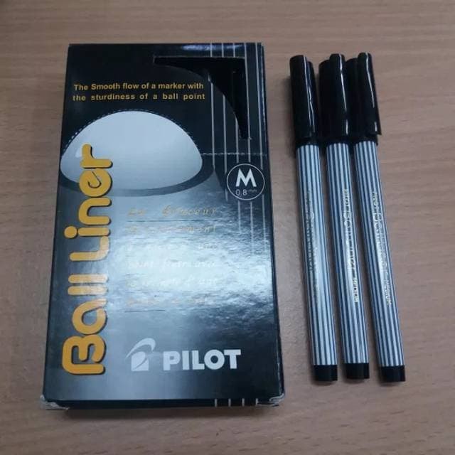 PAK Bolpen PILOT BALLINER 0.8mm / Pulpen / Pen/Balpen/Ballpoint