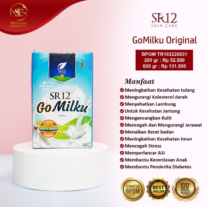 Susu Premium Gomilku SR12 600 gram