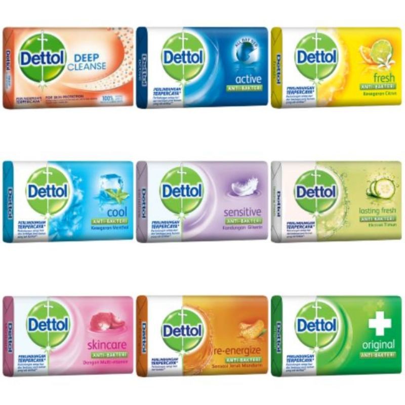 Dettol Sabun Batang Anti Bakteri 65gr