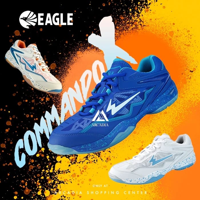 Sepatu Badminton Eagle Comammando X Unisex