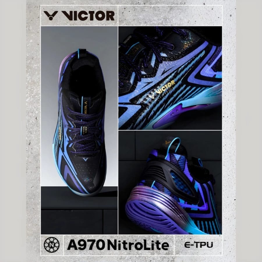 Sepatu Badminton Victor New Limited A 970 Nitrolite CF