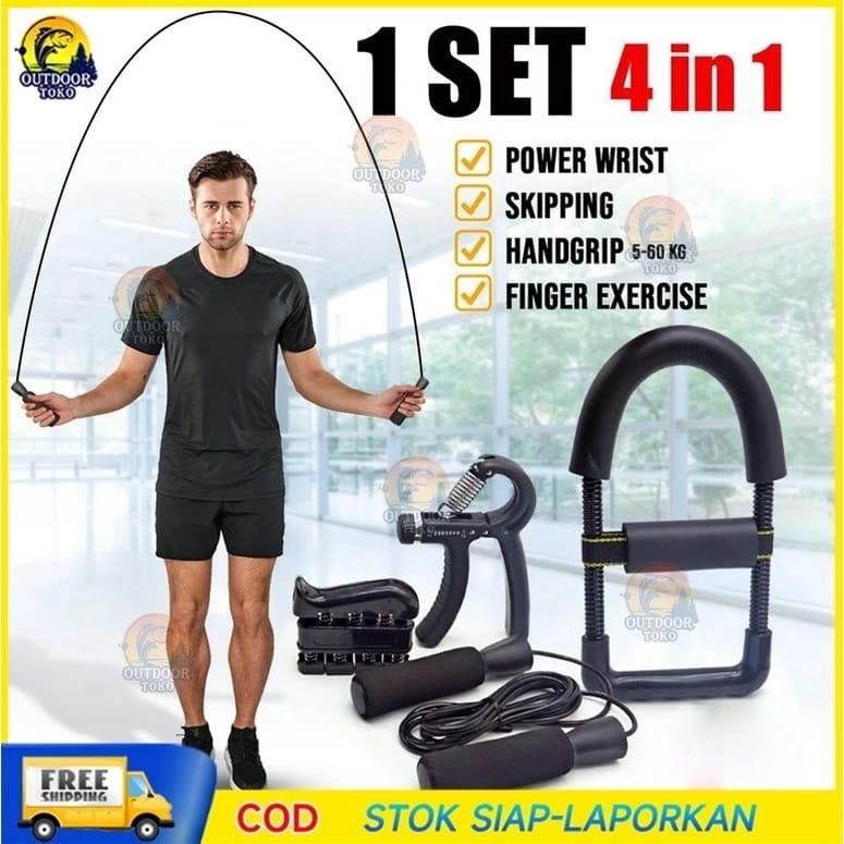 1 Set Alat Fitnes Olahraga Portable