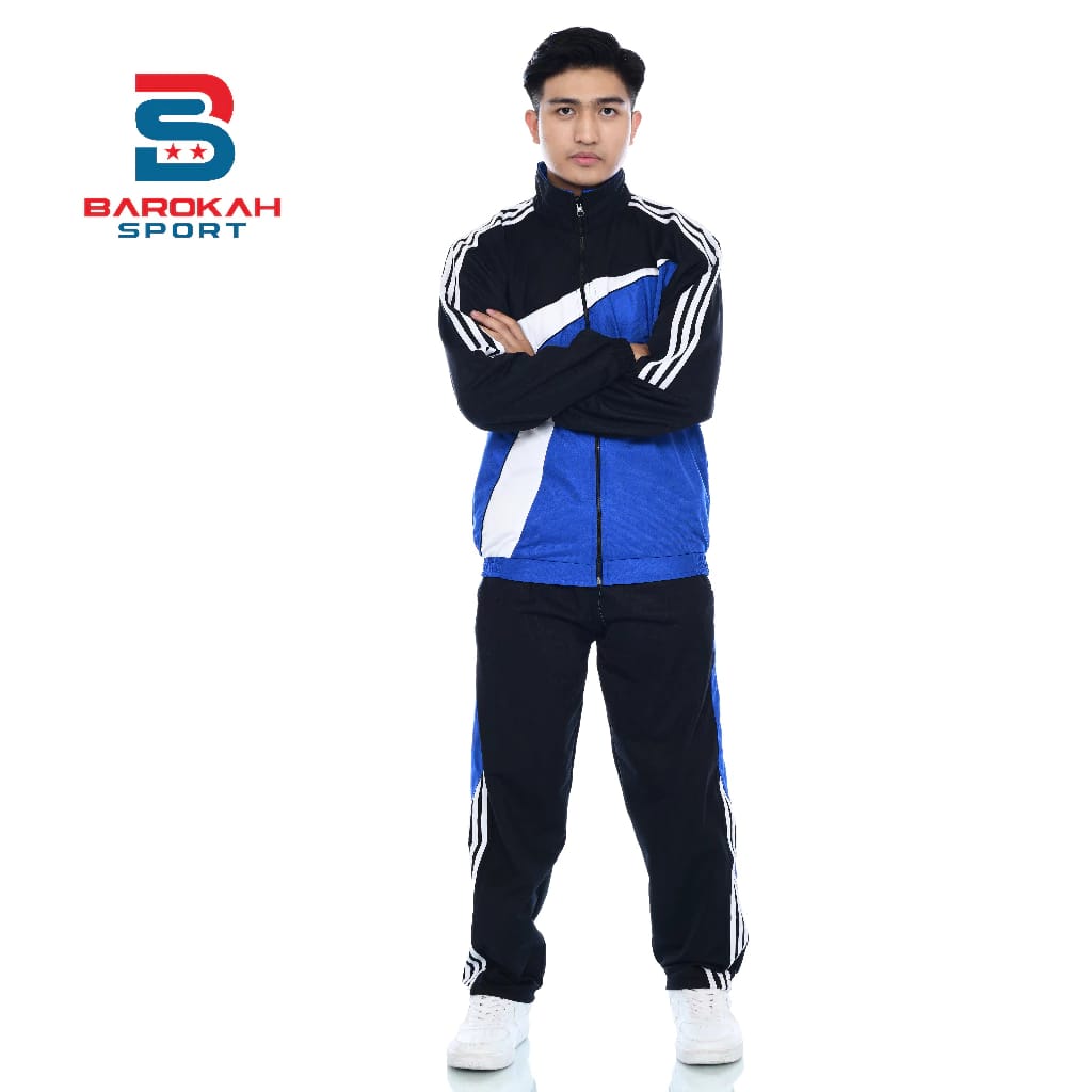 Setelan Olahraga Pria Sport Outdor Unisex Seragama Olahraga Celana dan Jaket