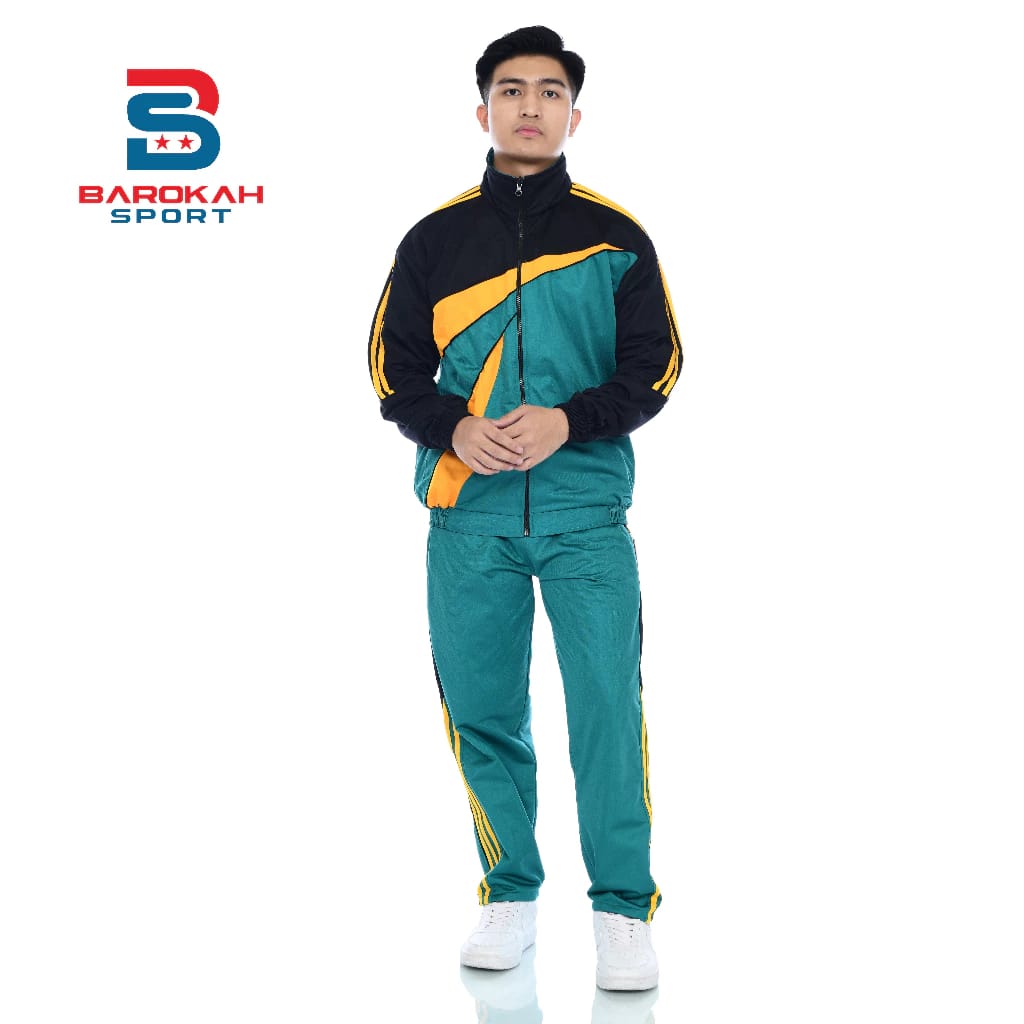 Setelan Olahraga Pria Sport Outdor Unisex Seragama Olahraga Celana dan Jaket