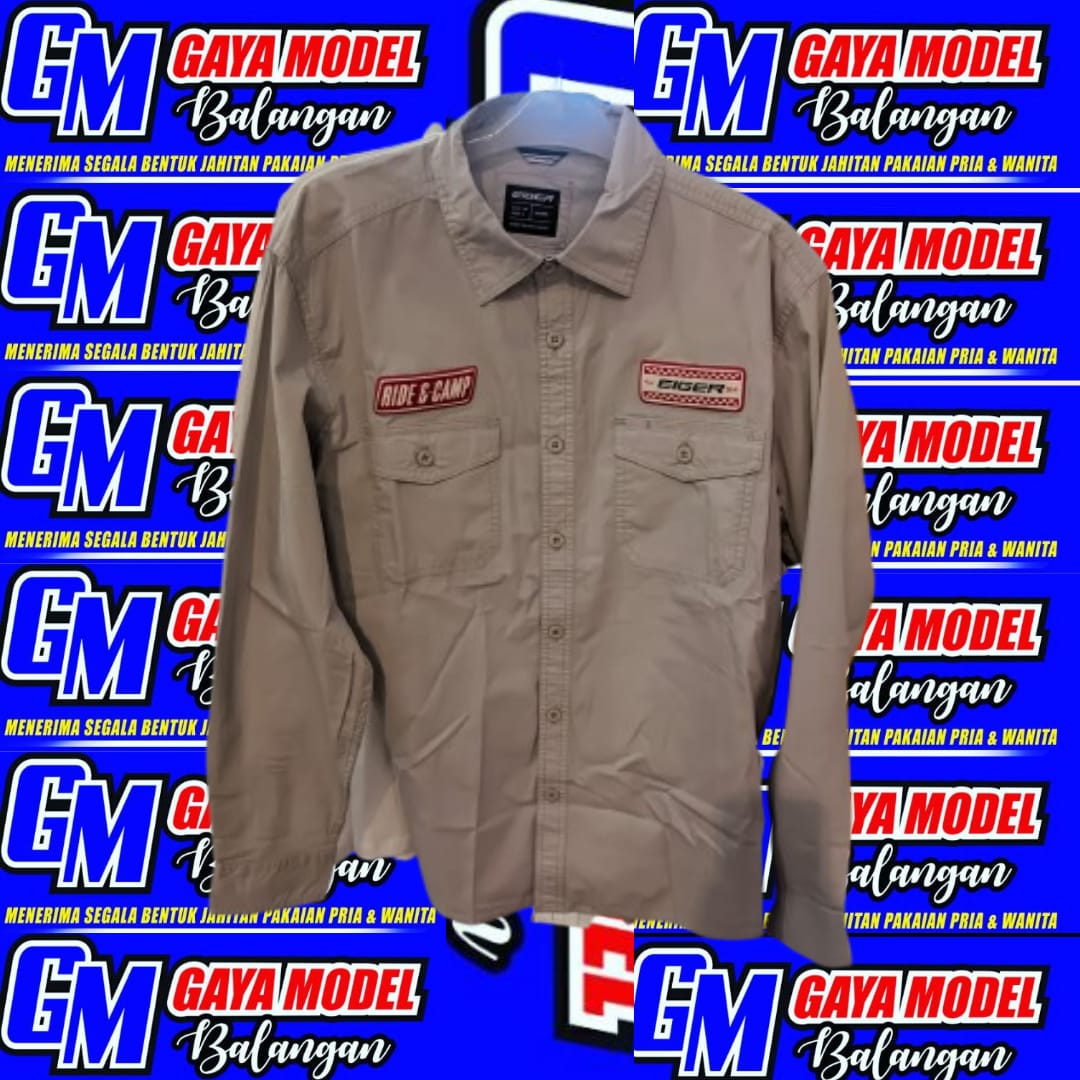 Kemeja Eiger Riding Series Troy Route Work Shirt 2.0