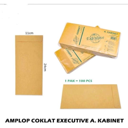 Amplop Coklat excecutive A.Kabinet