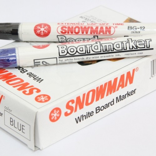 Spidol White Board Snowman - Spidol Non Permanen Snowman BG-12