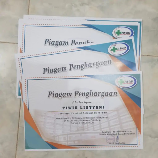 percetakan piagam dan sertifikat