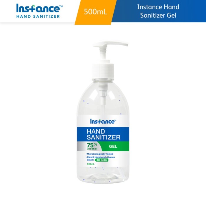 Instance Hand Sanitizer Gel 500 ml Alc. 75%