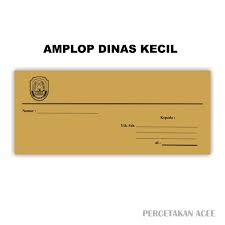 Cetak Amplop Dinas Kecil 