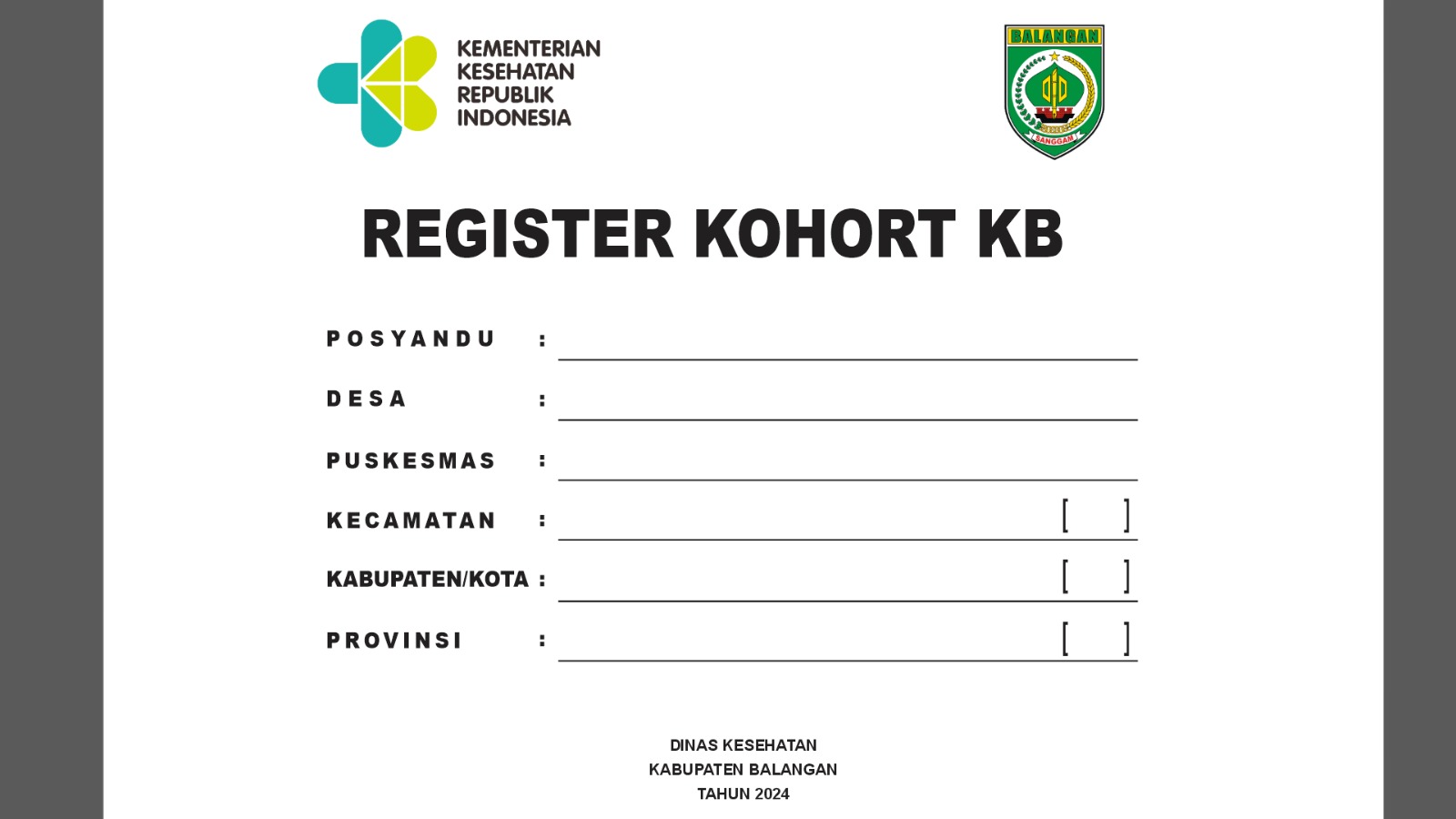 Register Kohort KB