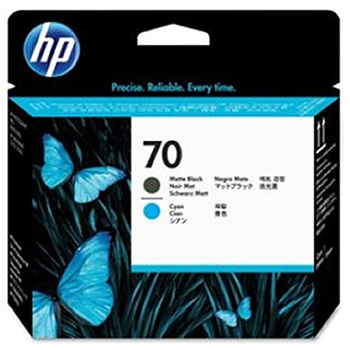 Printhead HP 70 Mathe Black, Cyan C9404A