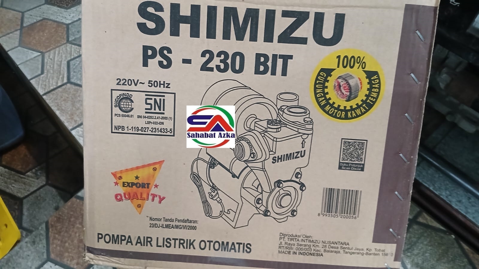 Pompa Air Shimizu PS 230 BIT