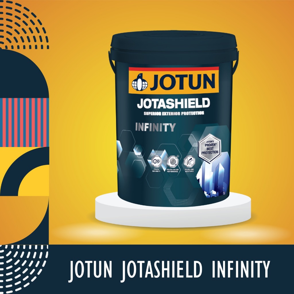 JOTUN JOTASHIELD INFINITY CAT TEMBOK EXTERIOR TINTING (warna green root) 2,5 LITER