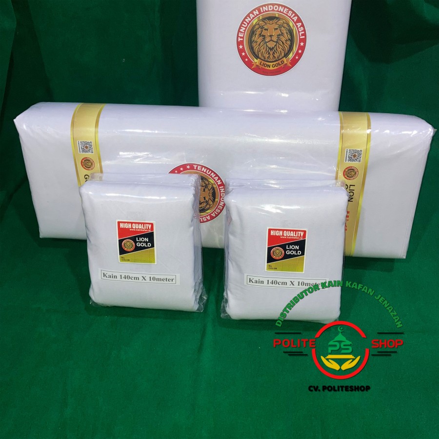 Kain Kafan Mori Merk LION GOLD PREMIUM
