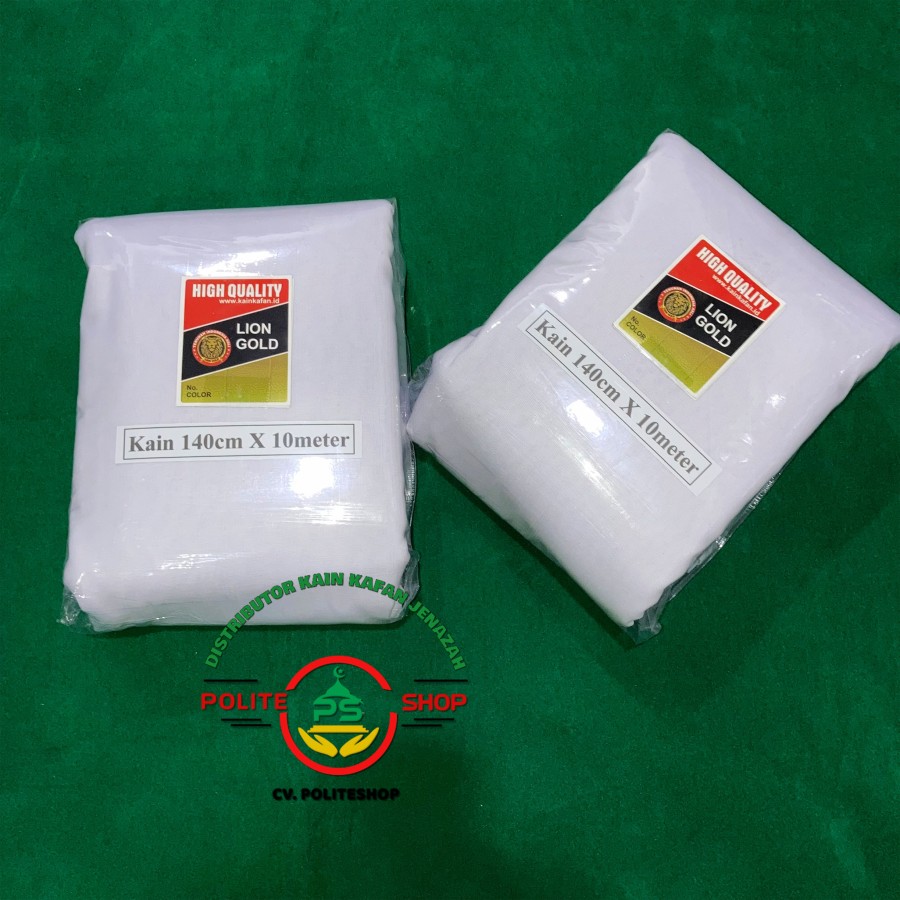 Kain Kafan Mori Merk LION GOLD PREMIUM