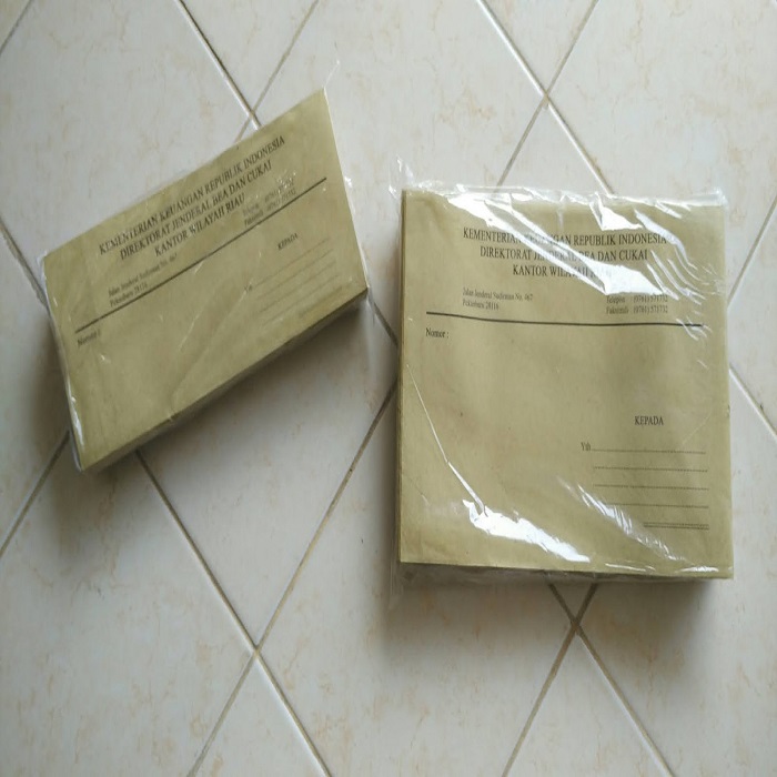 cetak amplop kop dinas
