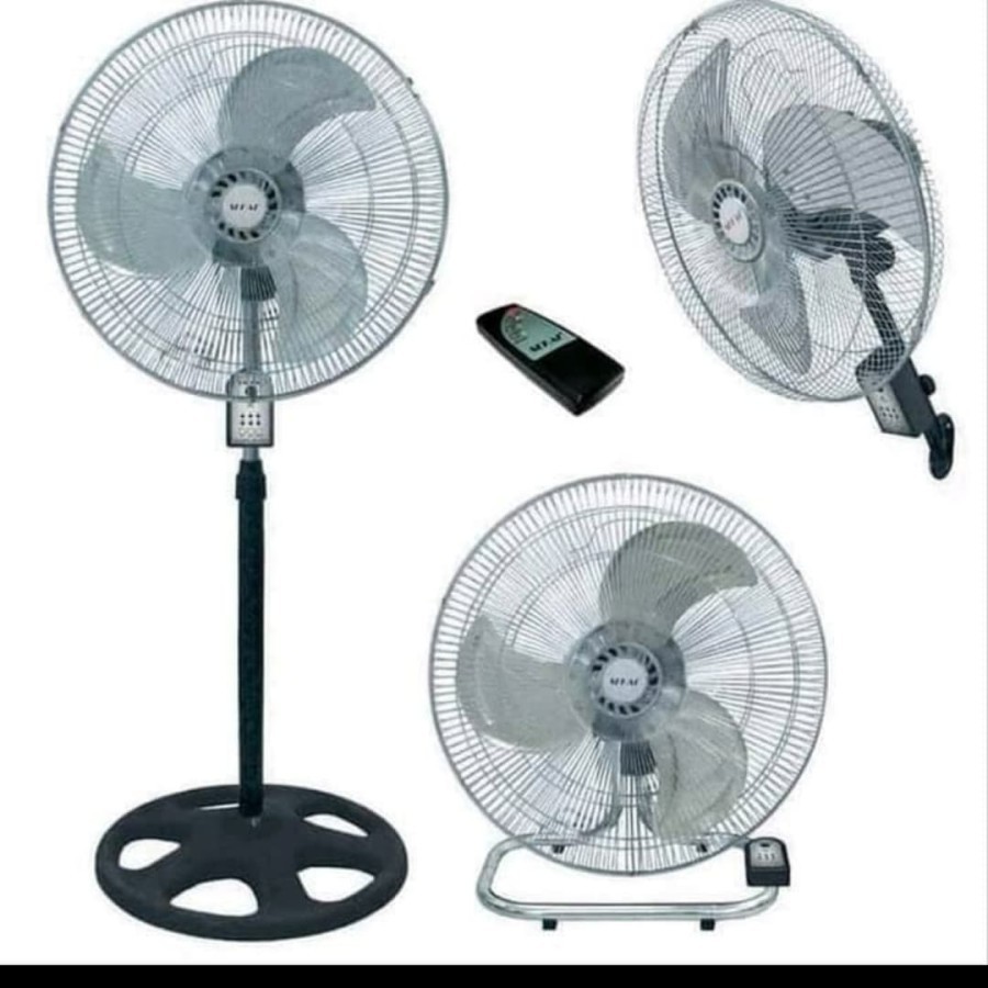 Kipas angin Besi Stainless Remot 3 in 1 20 Inch Merk Miyako