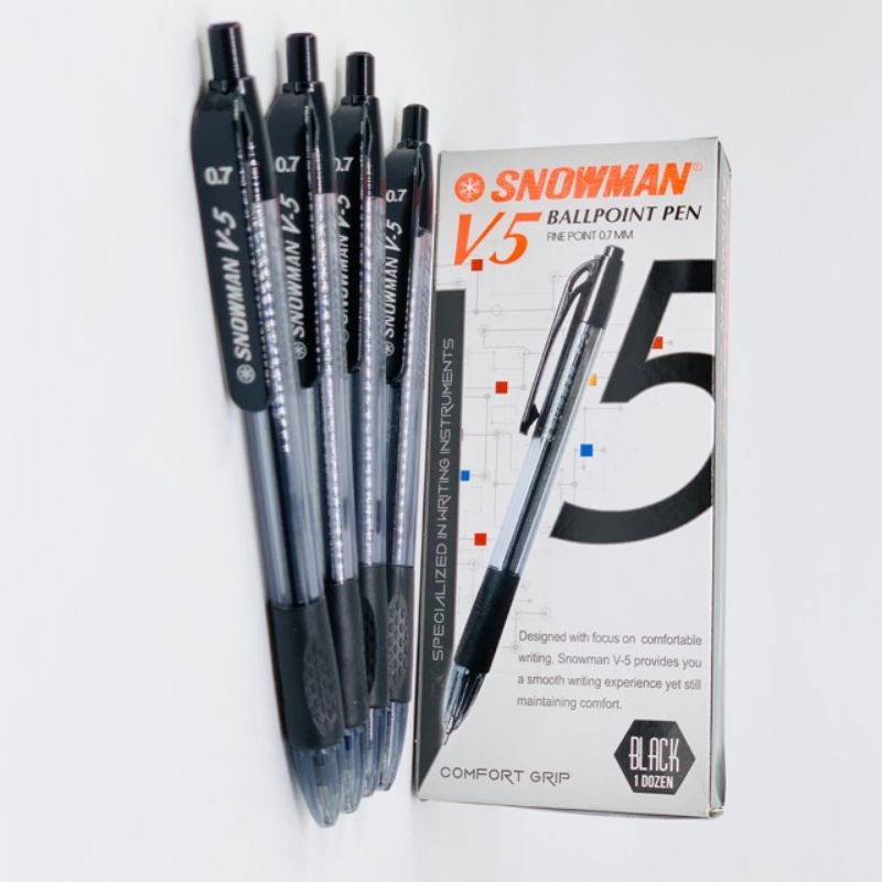 Polpen Snowman V5 Hitam