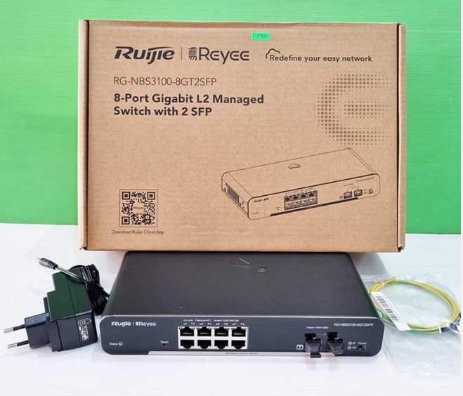 Switch Manageable Ruijie Reyee RG-NBS3100-8GT2SFP-P