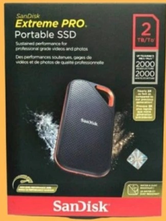 SSD EKSTERNAL Sandisk Extreme 2TB Pro