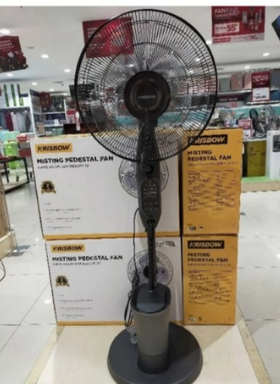 Krisbow 16 Inci Kipas Angin Lantai Uap 75 Watt