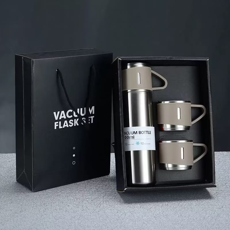 SOUVENIR TERMOS SET CANGKIR VACUUM FLASK