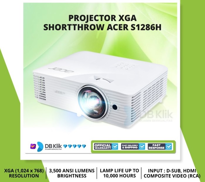 Projector ACER S1286H Short Throw