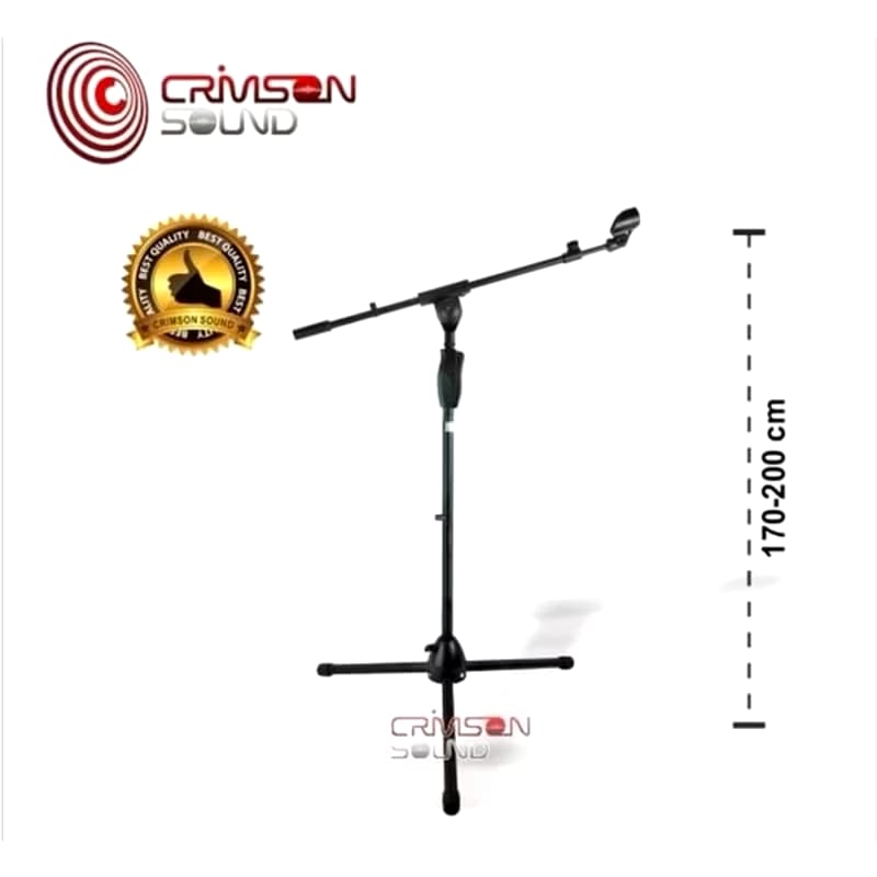 Stand Mic / Tiang Microphone Tinggi Crimson