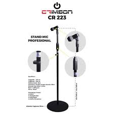 Stand Mic / Tiang Microphone Tinggi Crimson