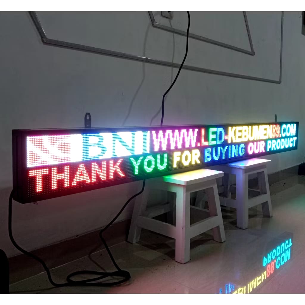 Running Text RGB Color 2,5 Meter